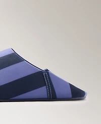 Mango Women's Stitching Detail Striped Clogs