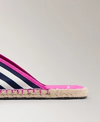 Mango Women's Striped Espadrille Slippers