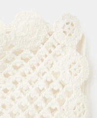 Mango Women's Crochet Bow Mini-Skirt