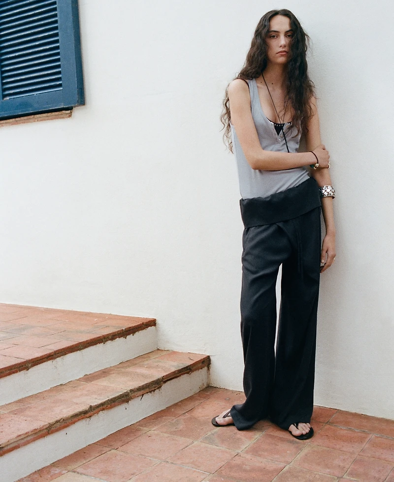 Mango Women's 100% Lyocell Pants