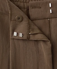 Mango Women's Straight Lyocell Pants