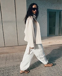 Mango Women's Baggy Cargo Pants