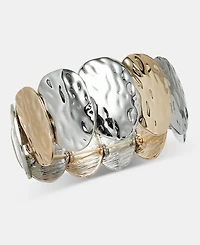 Style & Co Sculptural Disc Stretch Bracelet, Macy's Exclusive