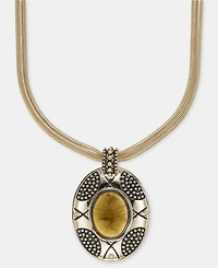 Style & Co Stone Multi-Chain Pendant Necklace, 16" + 3" extender, Macy's Exclusive