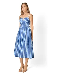 English Factory Women's Marine Striped maxi Dress
