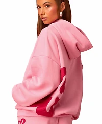 Edikted Women's Barbie Blossom Oversized Hoodie