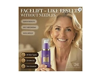 GLO24K 7 Color Led Neck, Chest and Decollete Mask with Express Eye and Face Lifting Cream, Firming and Anti Aging Treatment for Smoother, Tighter Skin