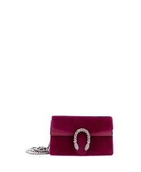 Pre-Owned Gucci Super Mini Dionysus Bag Velvet