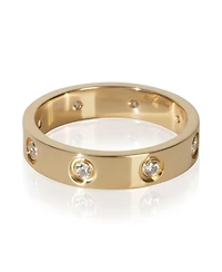 Pre-Owned Cartier Yellow Gold Diamond Small Model Love Ring
