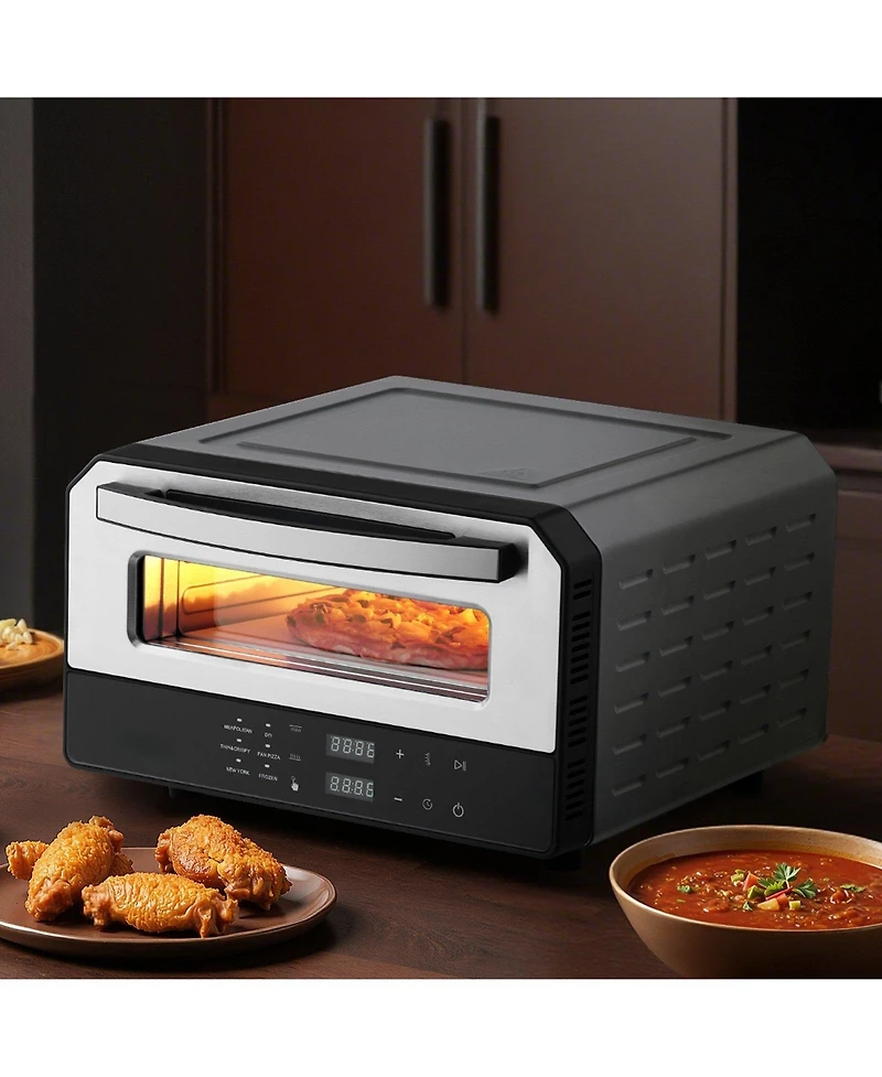 Cozito Electric Pizza Oven, 12 inches Countertop Pizza Cooker with 5 Presets