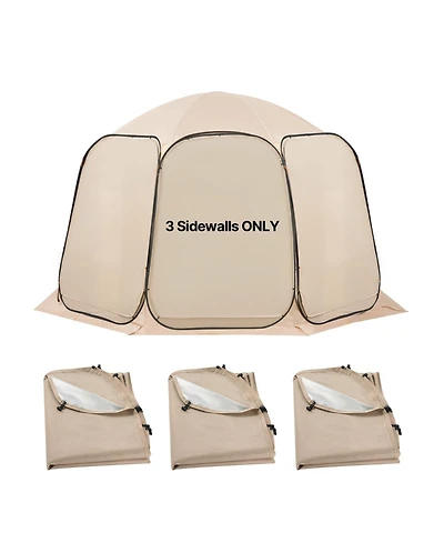 Cozito SunShade Sail Canopy Covers, 3 Pack for 12 x 11 feet Screen House