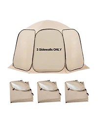 Cozito SunShade Sail Canopy Covers, 3 Pack for 12 x 11 feet Screen House