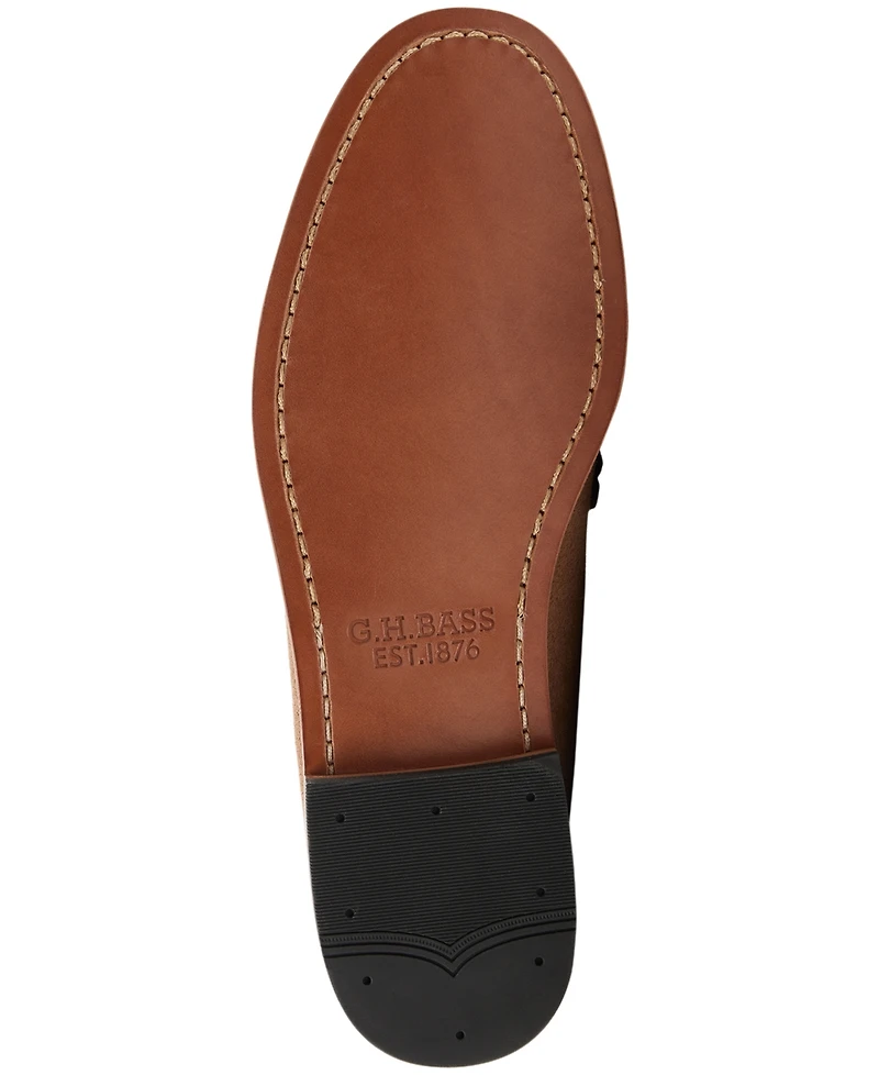 Gh Bass Men's Larson Classic Suede Slip-On Penny Loafers
