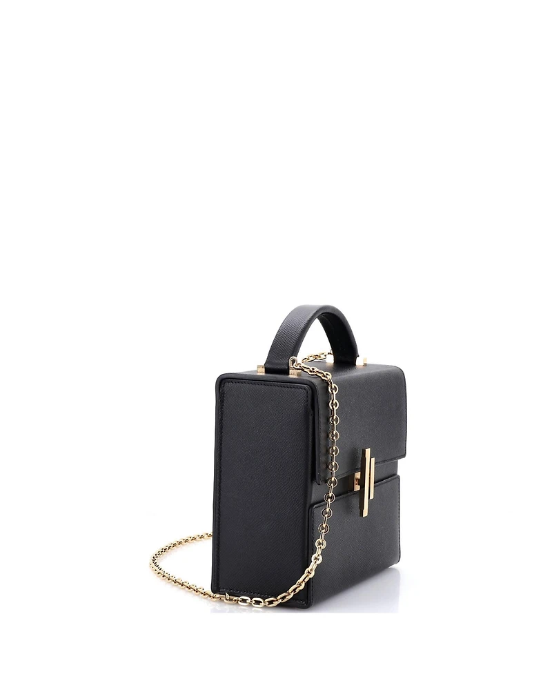 Pre-Owned HERMES Cinhetic Top Handle Bag Epsom