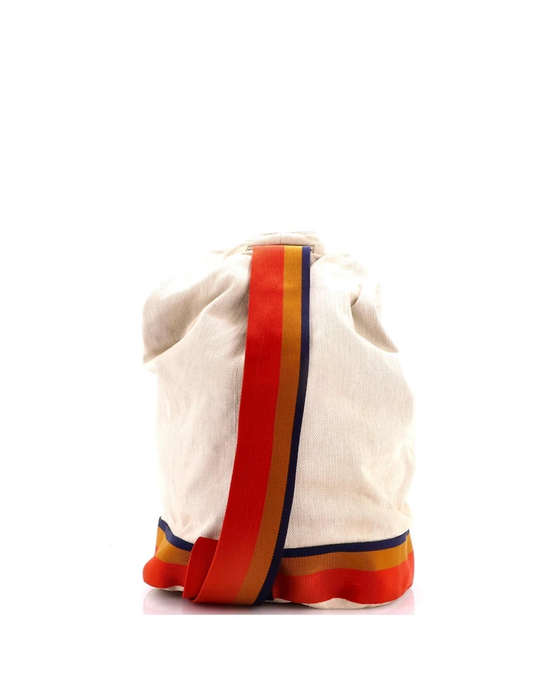 Pre-Owned HERMES Cavalier Sling Bag Toile and Nylon