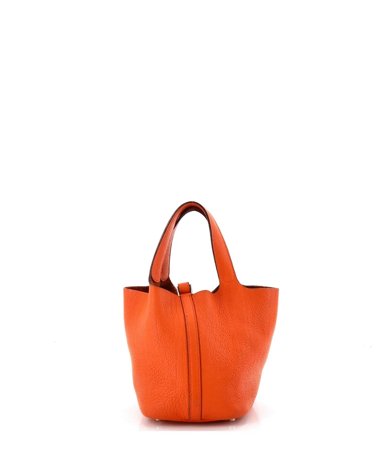 Pre-Owned HERMES Pm Picotin Bag Clemence