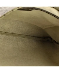Pre-Owned Gucci Large Zip Top Messenger Bag Gg Coated Canvas