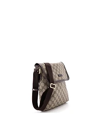 Pre-Owned Gucci Small Flap Messenger Gg Coated Canvas