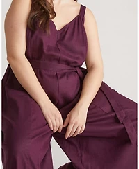 Universal Standard Plus Promenade Linen Jumpsuit