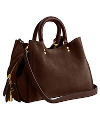 Coach Suede Rogue Medium Satchel Handbag