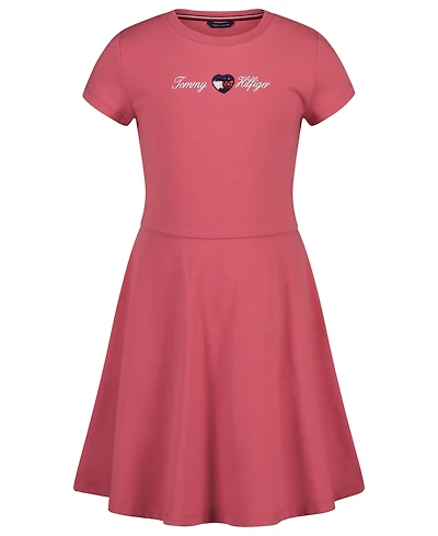 Tommy Hilfiger Girls' 7-16 Short-Sleeve Dress