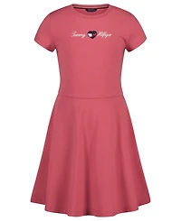 Tommy Hilfiger Girls' 7-16 Short-Sleeve Dress