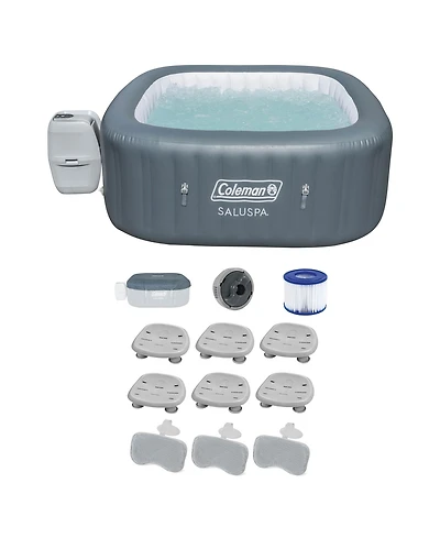 Bestway Coleman Hot Tub with 6 SaluSpa Non-Slip Spa Seats SaluSpa Pillows