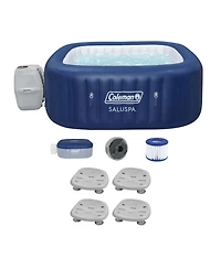 Bestway Coleman Hawaii Hot Tub and SaluSpa Non-Slip Spa Seat with Adjustable Legs