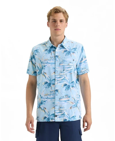 Salt Life Men's Men s Tropic Reverie Woven Shirt