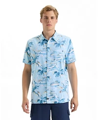 Salt Life Men's Men s Tropic Reverie Woven Shirt