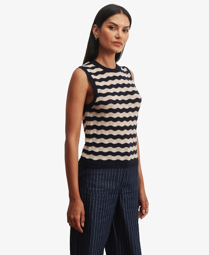 Sanctuary Women's Everyday Chevron Sleeveless Sweater Tank