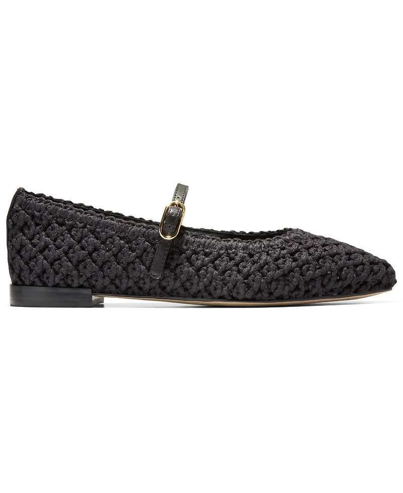 Cole Haan Women's Harlan Woven Mary Jane Ballet Flats