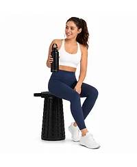 Seamless Outdoors Portable Retractable Stool and 32 oz Insulated Tumbler Bundle - Travel