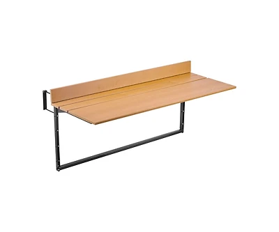 Sugift Balcony Hanging Table Folding Railing Bar Table Adjustable Outdoor
