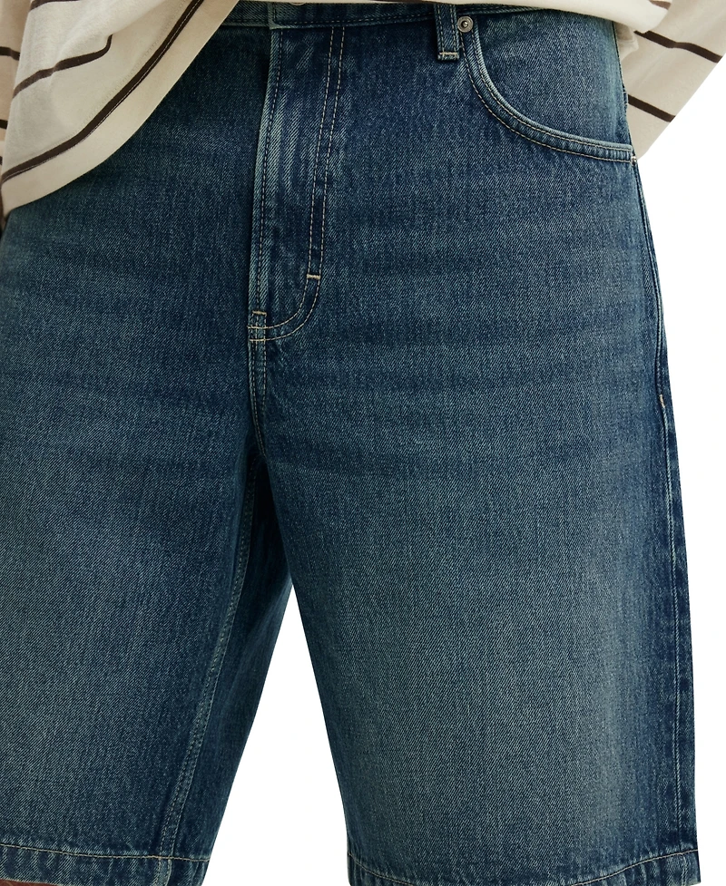 Cotton On Men's Baggy Denim Shorts