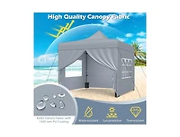 Boyel Living 10 x Feet Pop up Canopy Tent With 4 Removable Sidewalls And Wheeled Bag