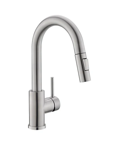 Phying Sink Faucet, Brushed Nickel Kitchen Faucets with Pull Down Sprayer, Bathroom Sink Faucets Mini Bar Prep Faucet