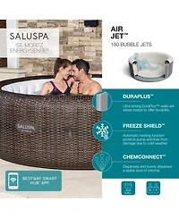 Bestway Coleman St Moritz Hot Tub with SaluSpa Seat and Headrest Pillows