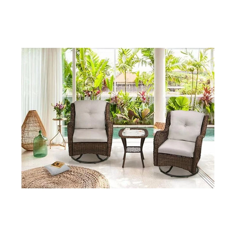 Jiallo Swivel Rocker set of 3