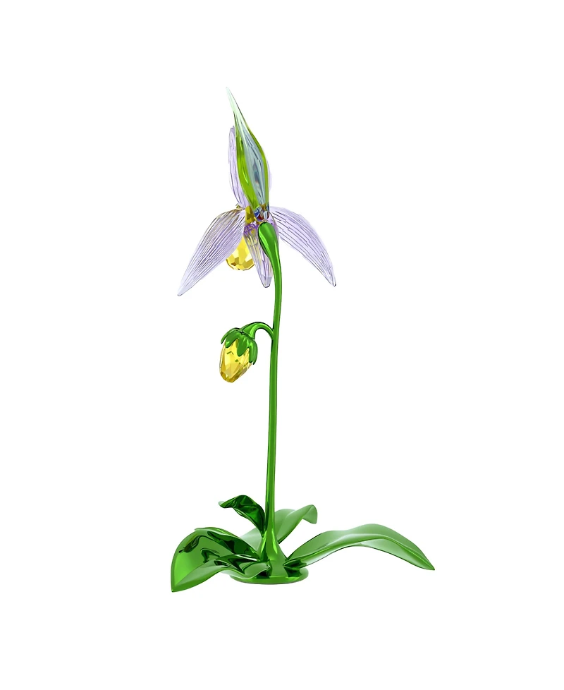 Swarovski Florere Lady Slipper Orchid Crystal Figurine