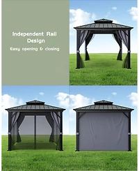 GarveeLife High-quality Hardtop Gazebo for Patio and Garden