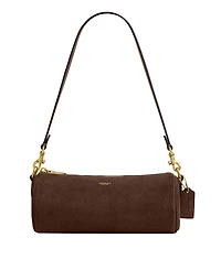 Coach Suede Small Barrel Bag