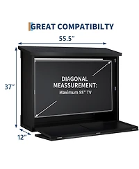 gaomon 55 Inch Outdoor Tv Enclosure