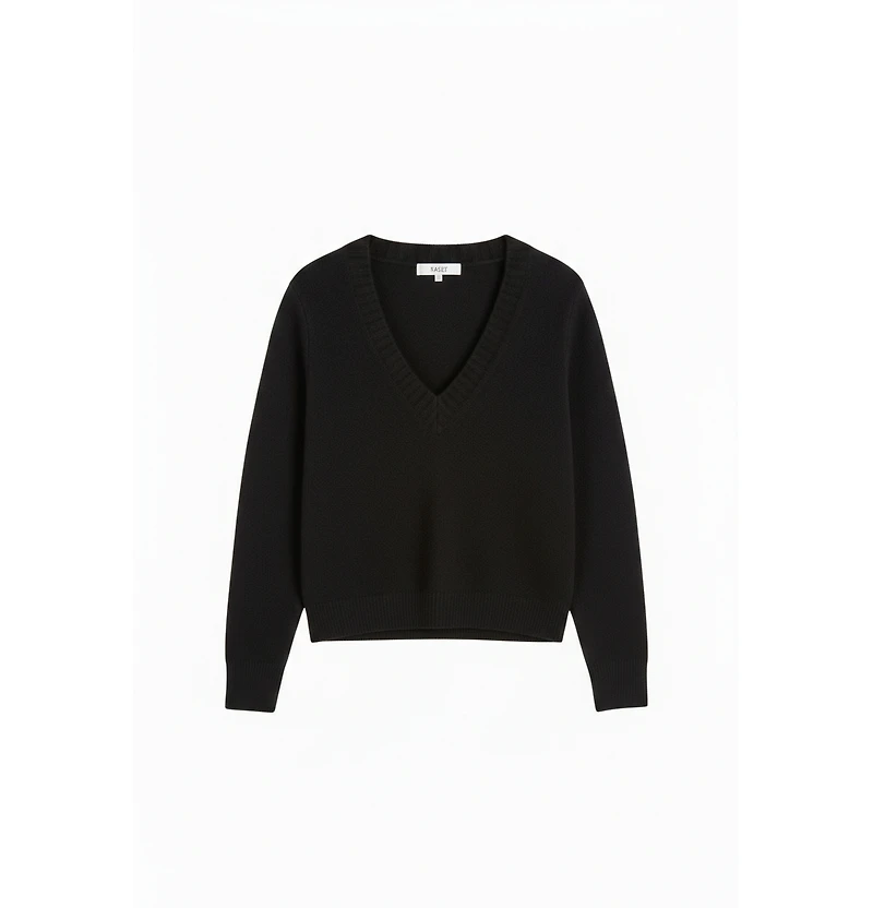 Chinti and Parker Women's Wool-Cashmere V-Neck Sweater