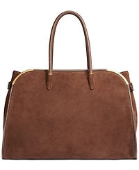 Donna Karan New York Leather Dog Clip Extra-Large Satchel Handbag
