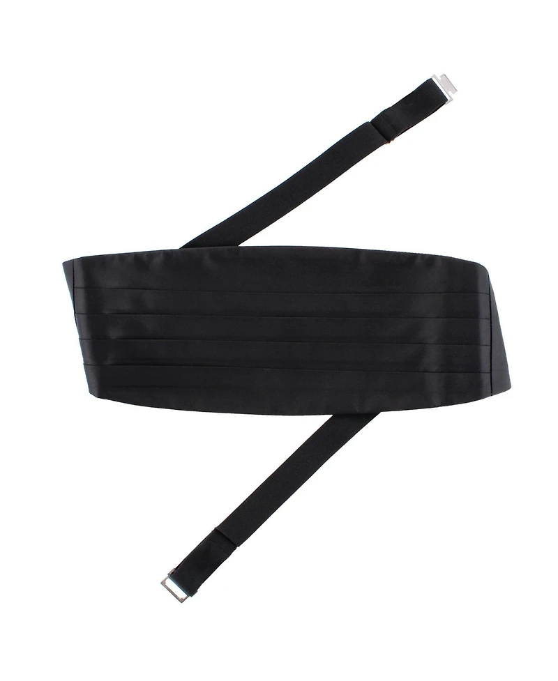 Trafalgar Men's Sutton Solid Color Silk Cummerbund