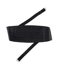Trafalgar Men's Sutton Solid Color Silk Cummerbund