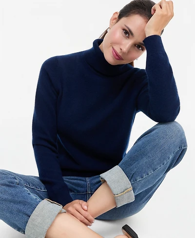 Charter Club Petite Cashmere Turtleneck Sweater, Macy's Exclusive