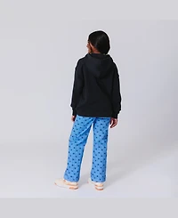 Terez Big Boys and Girls Black New York Knicks Technicolor Hoodie