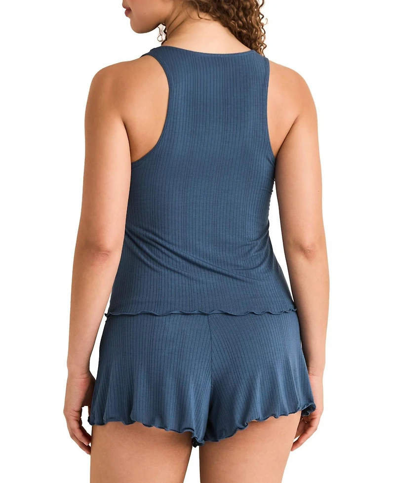 Adore Me Women's August Sleeveless Tank and Short Pj Set